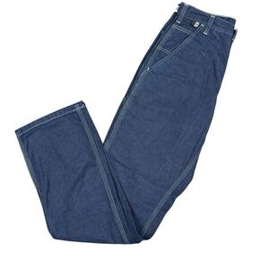 Carhartt Men's FR Carpenter Blue Work Jeans Size 30x34 290-83 Barcode New